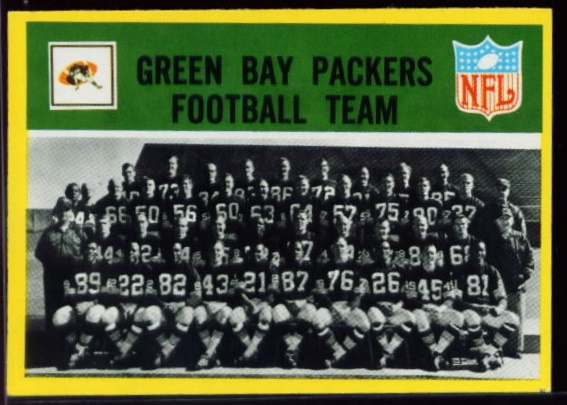 73 Packers Team Card